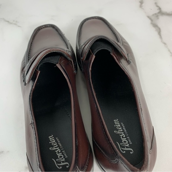 Florsheim Como Black Cherry Cavello Leather Slip-On Loafers main image 10